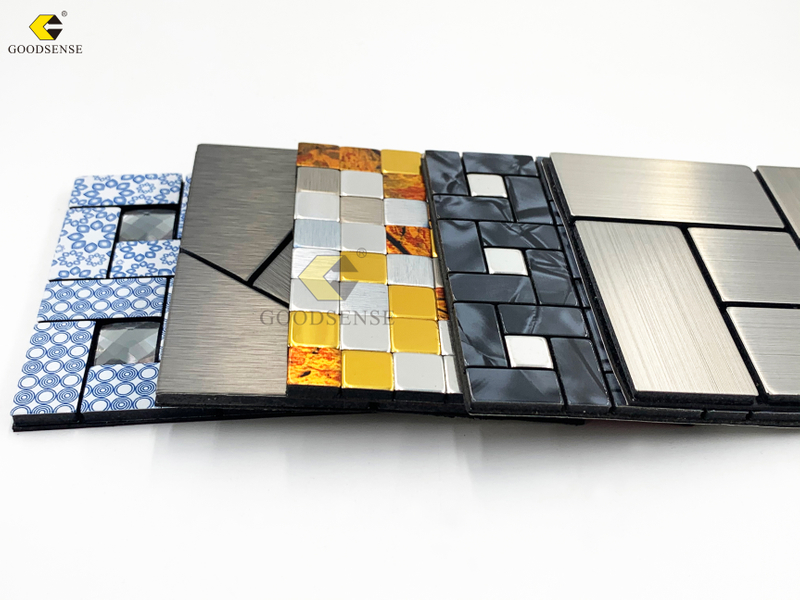 Goodsense Self-Adhesive Aluminum Surface Mosaic Tile