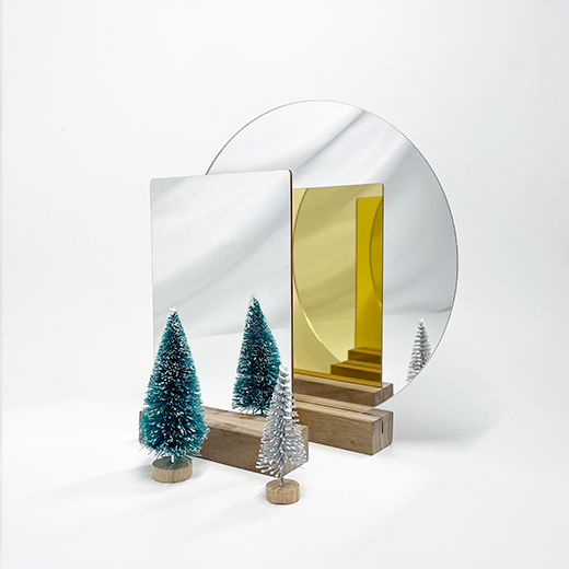 Silver yellow Double Sided Mirror