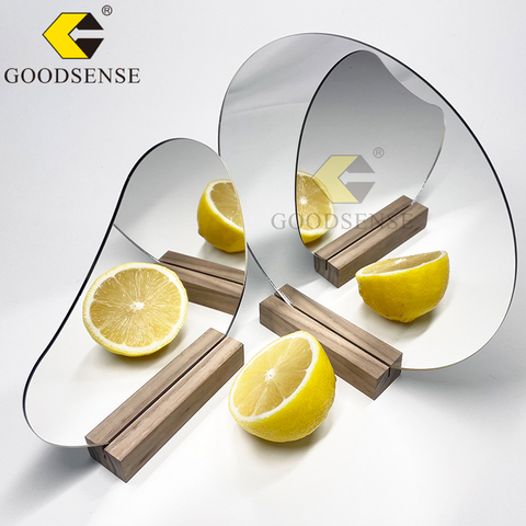 Goodsense New Arrival Unbreakable Plastic Mirror Decor Wall Sticker Adhesive Paste Color Mirrored Acrylic Panel Manufacturer