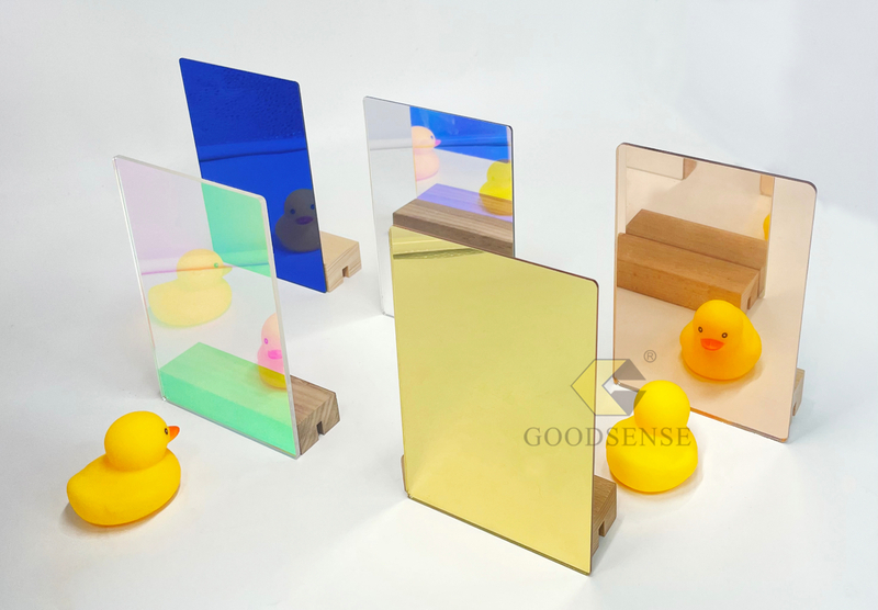 Goodsense Градиентный акриловый лист Glassless Mirror Decorative Plastic Sheet Lucite Perspex PMMA Acrylspiegel Plexiglass Polar Light Lightweight Aurora Radiant Iridescent Acrylic Sheet Wholesale