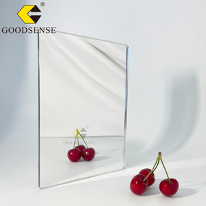 Goodsense ลูกแก้ว Mika Mica Removable Plastic Mirror Colored Educational Toys Mirror Wedding Signage Material Unbreakable Mirror Lucite Silver Acrylic Single Side Plate Distributor