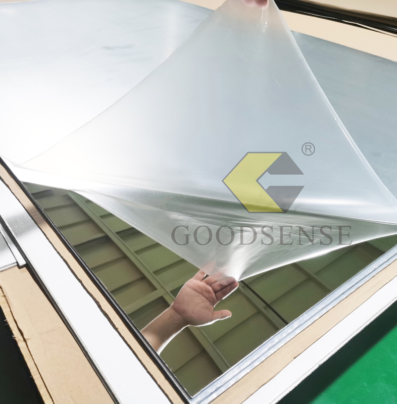 Goodsense производитель акри Durable Decorative Mirror Sheets Thin Perspex Acrylspiegel Perspex Discs Tiles Self-Adhesive Unbreakable Mirror Lucite Silver Acrylic Single Sided Mirror Manufacturer