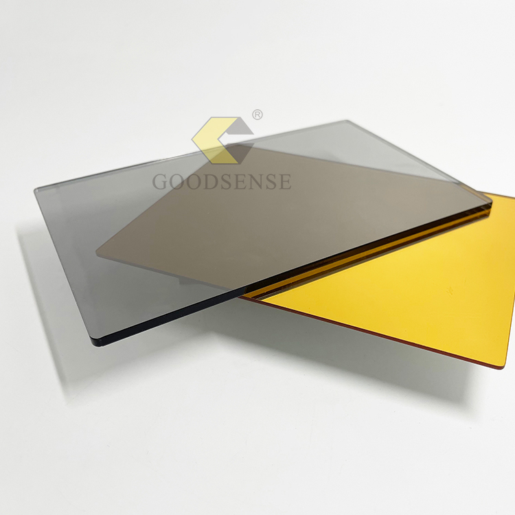 Goodsense Grey Acrylic Two Way Mirror Sheet Wholesale See Through Half Mirror Plate Chemcast Safety Glass Mirror Organic Acryl Plexiglass Customized Optix Kunststoffspiegel Mexico for Ghost's House