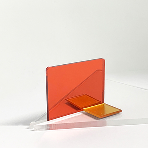 Orange red One-way mirror